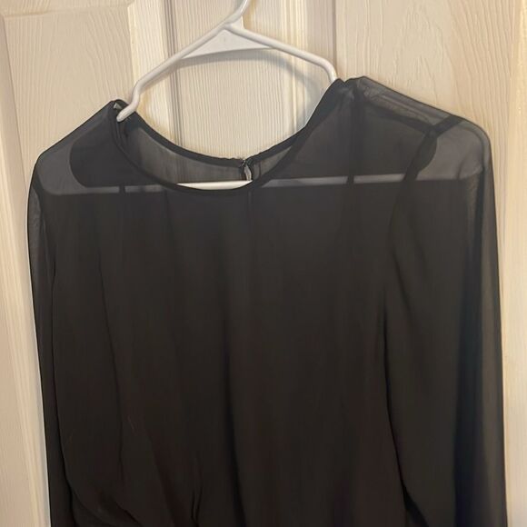 BCBGeneration Long sleeve romper small Black - Picture 2 of 10